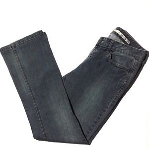Women's DKNY Straight Leg Jeans w Zipper Detailing